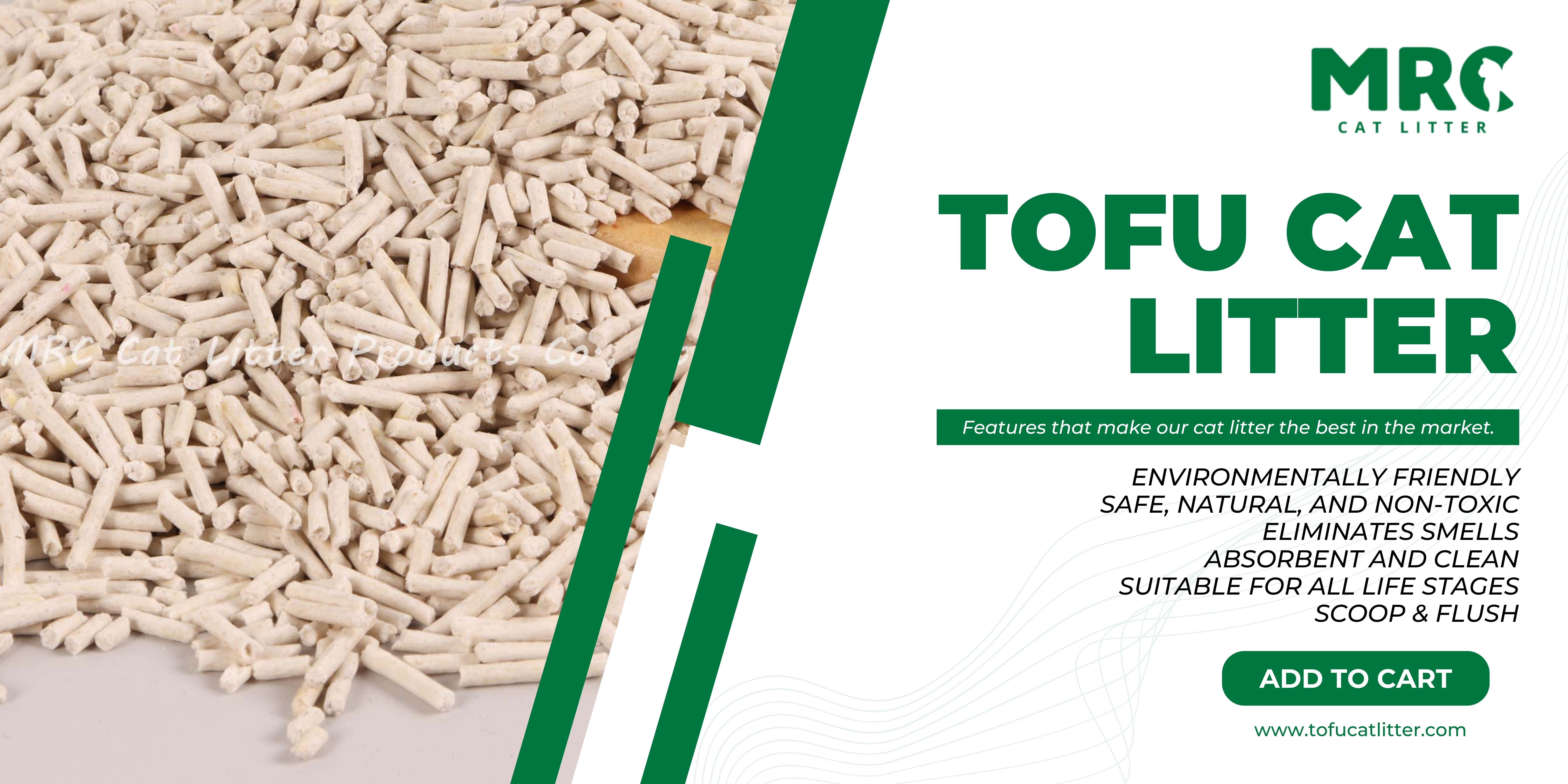 Introducing Tofu Cat Litter, an alternative to toxic and harmful cat litters