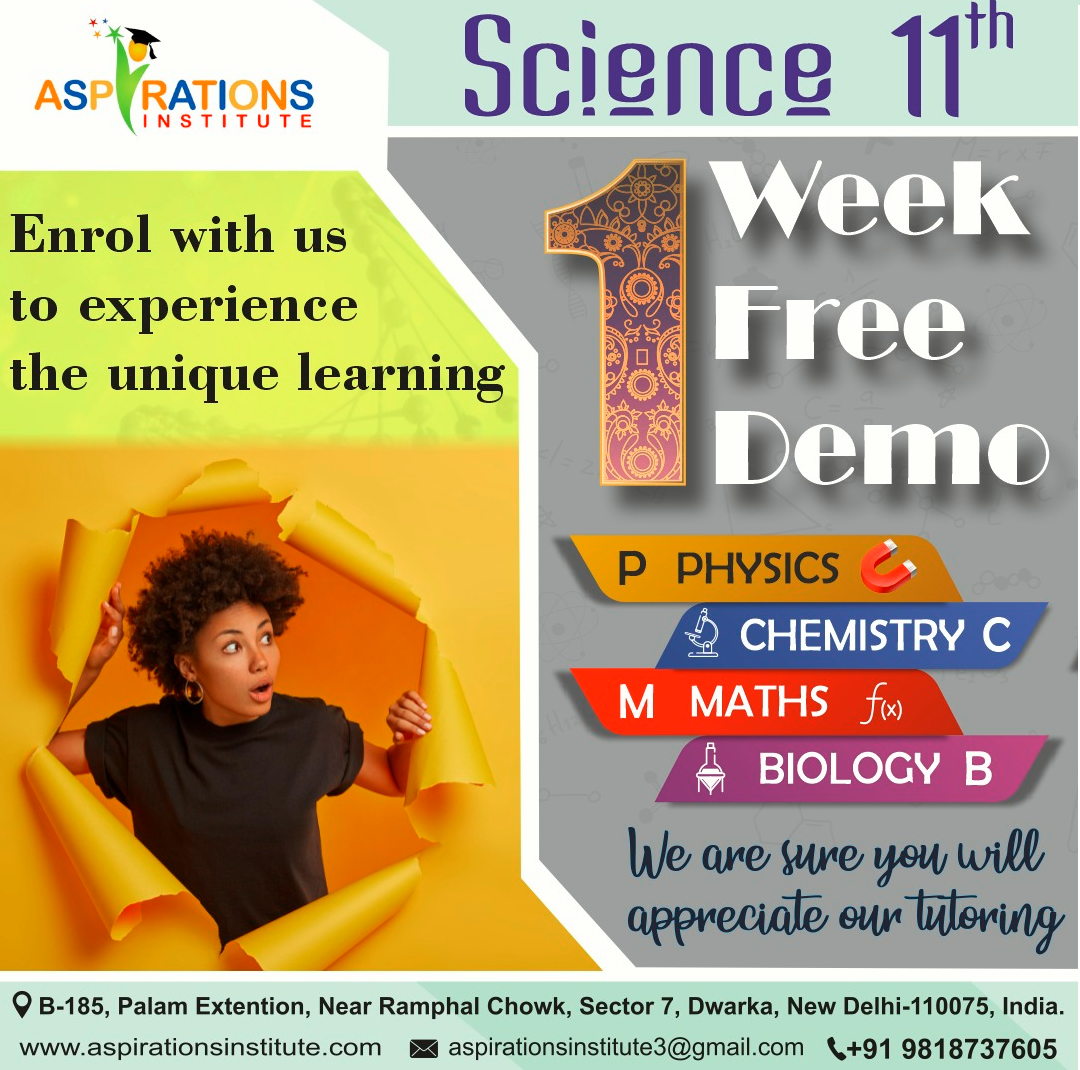 Class 11 Science Tuition in Delhi Dwarka Sector 7 - Build Strong Concepts with Expert Guidance