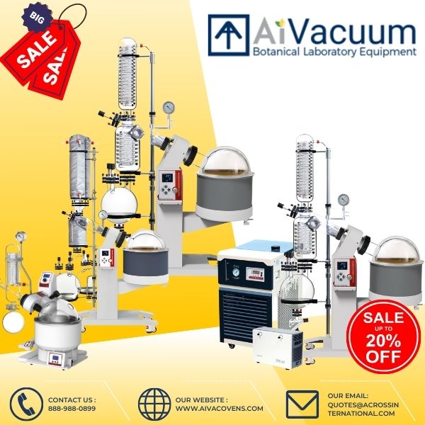Cannabis Laboratory Equipment | AiVacuum | Rotary Evaporator | Sale Up to 20% Off