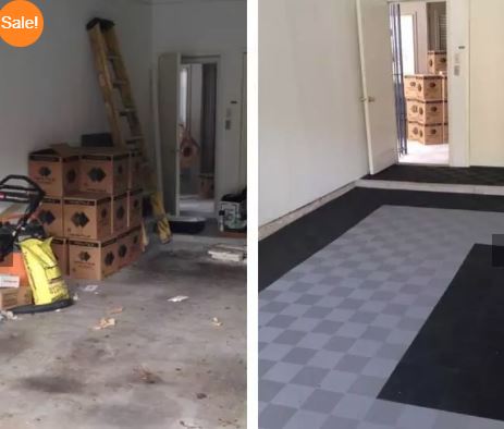 Garage floor tiles