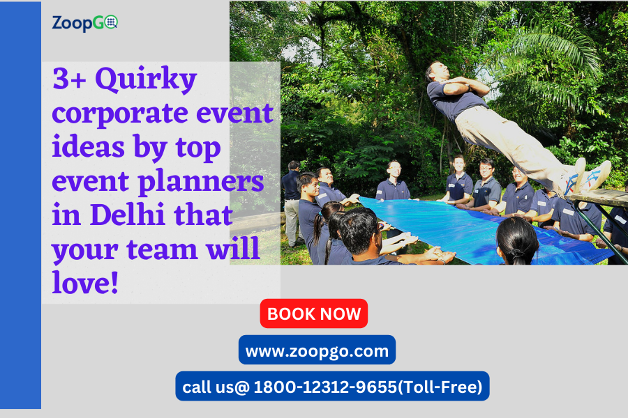 3+ Quirky corporate event ideas by top event planners in Delhi that your team will love! 