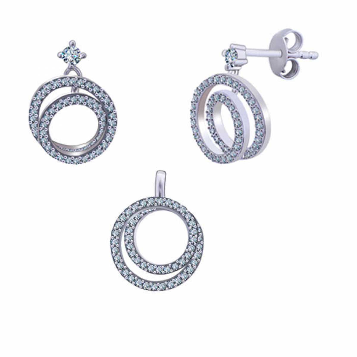 Seeing Silver Pendant Set in USA from SilverShine