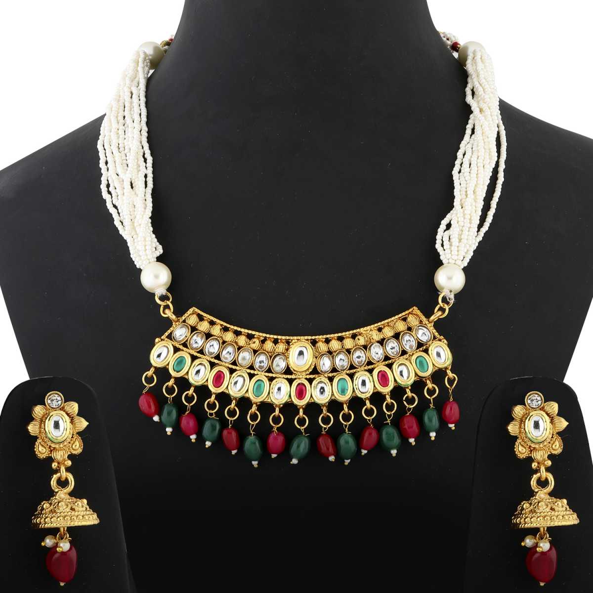 Discover Kundan Choker Set Online from SilverShine