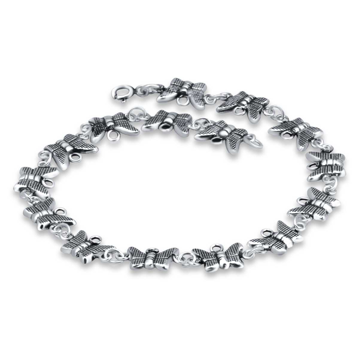 Explore Silver Anklets Online India – Silver Shine Jewellery
