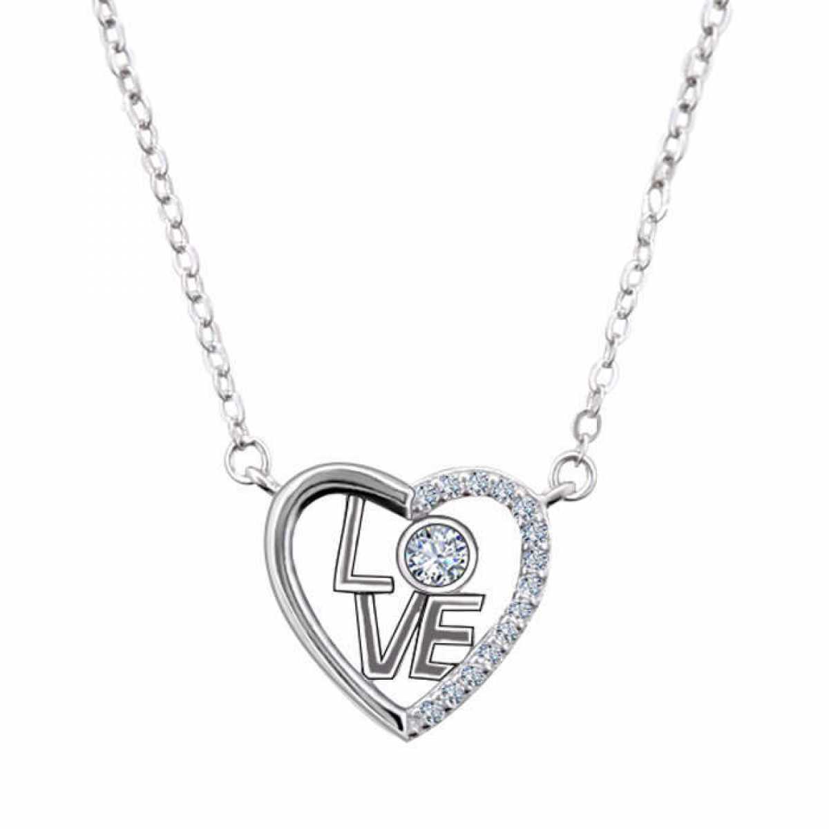 Find Heart Shape Chain Online from Silvershine
