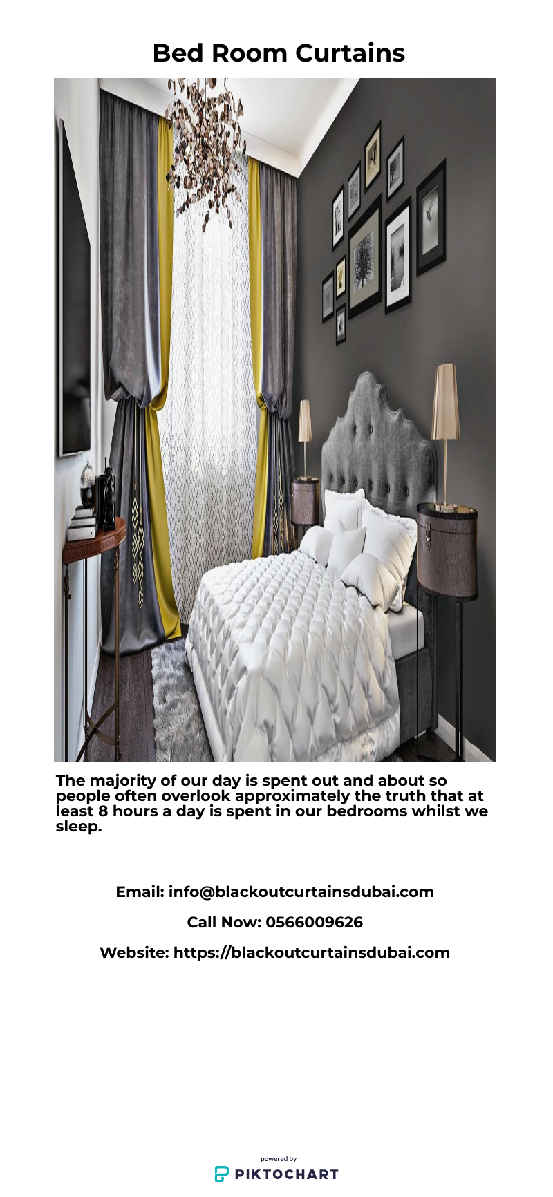 Bed Room Curtains Dubai