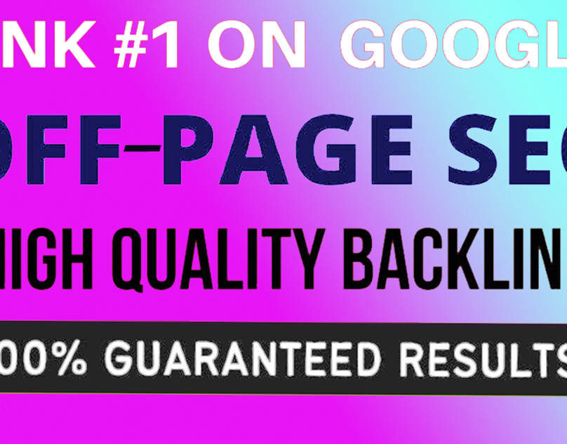 I will do off page SEO with high quality profile backlinks
