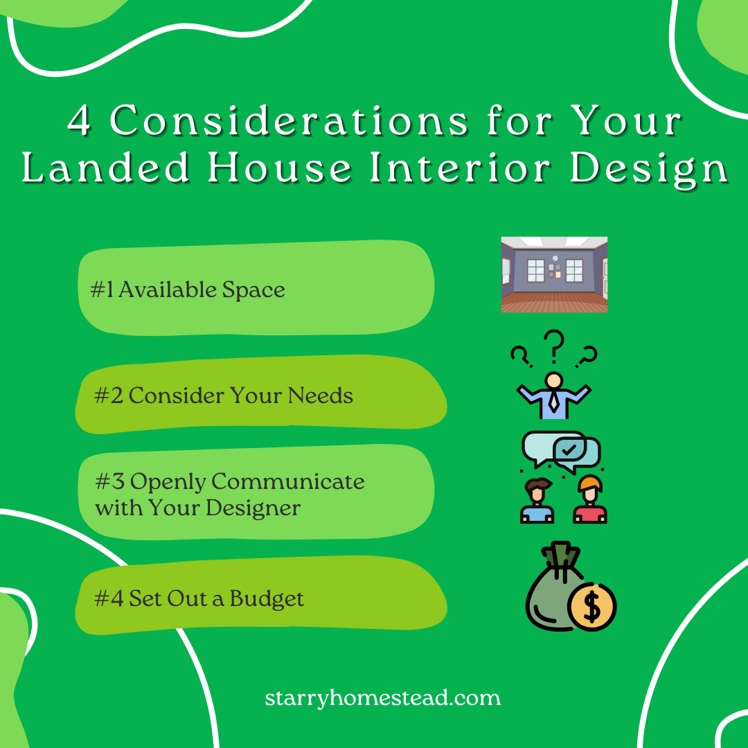 4 Considerations for Your Landed House Interior Design