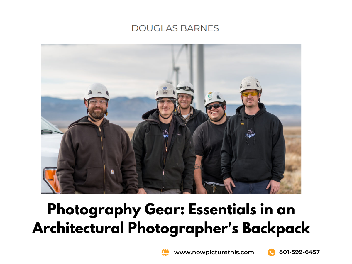 Photography Gear: Essentials in an architectural photographer's backpack