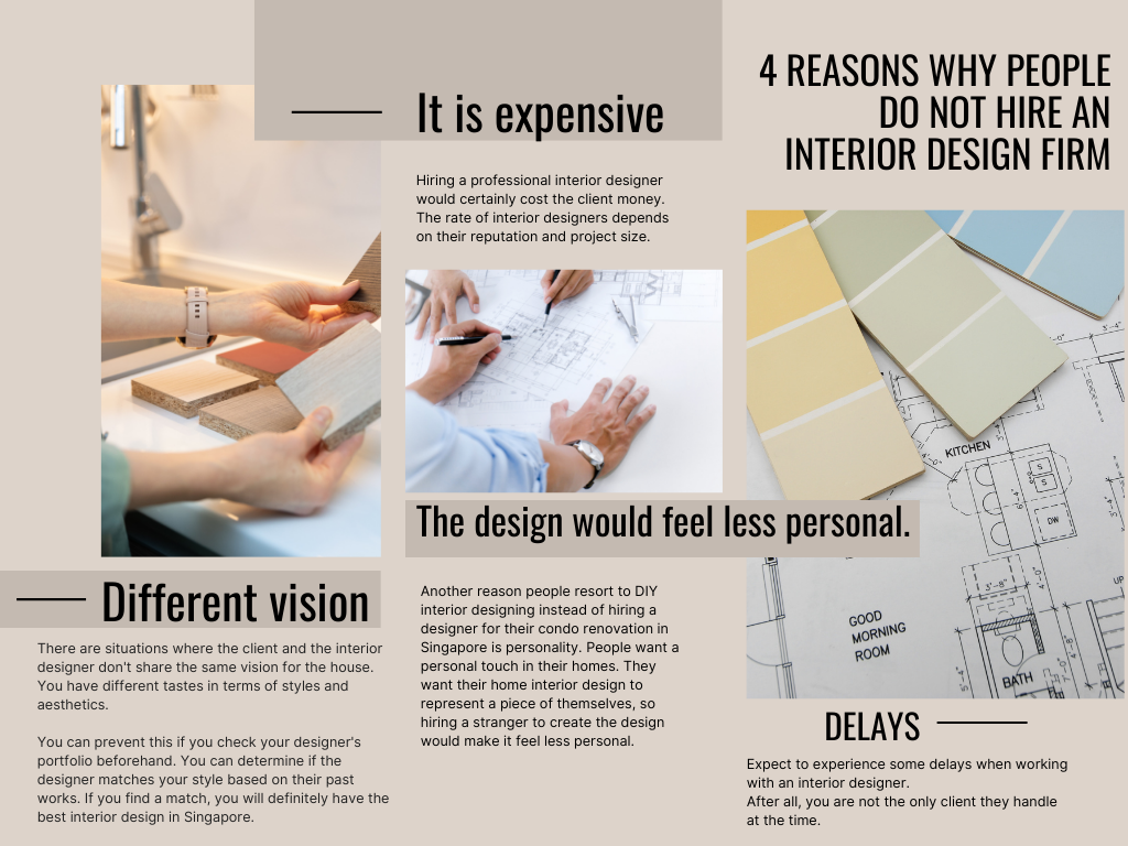 4 Reasons Why People Do Not Hire An Interior Design Firm
