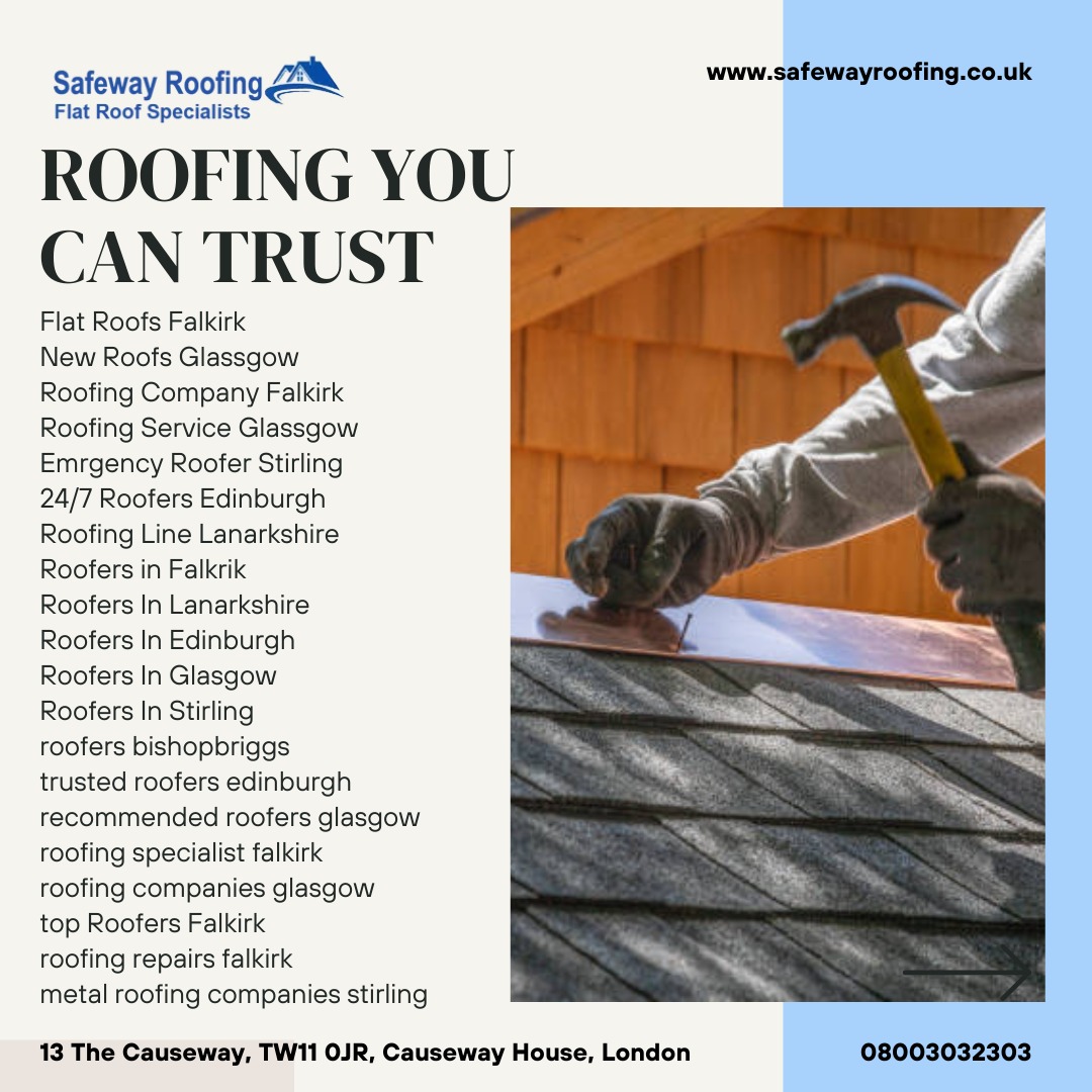 We are professional Roofing Company Falkirk Safeway Roofing UK