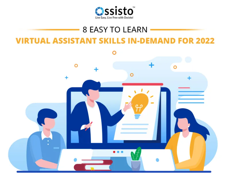 8 Easy to Learn Virtual Assistant Skills In-Demand For 2022 | Ossisto