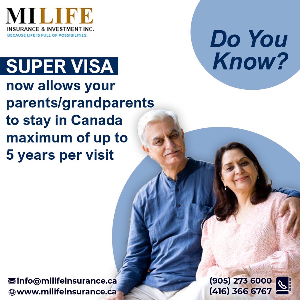 Super visa insurance coverage
