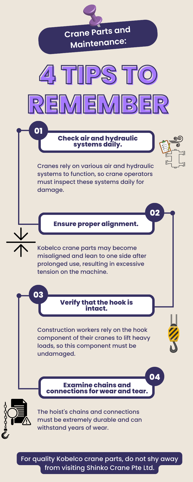 Crane Parts and Maintenance: 4 Tips to Remember | Shinko Crane