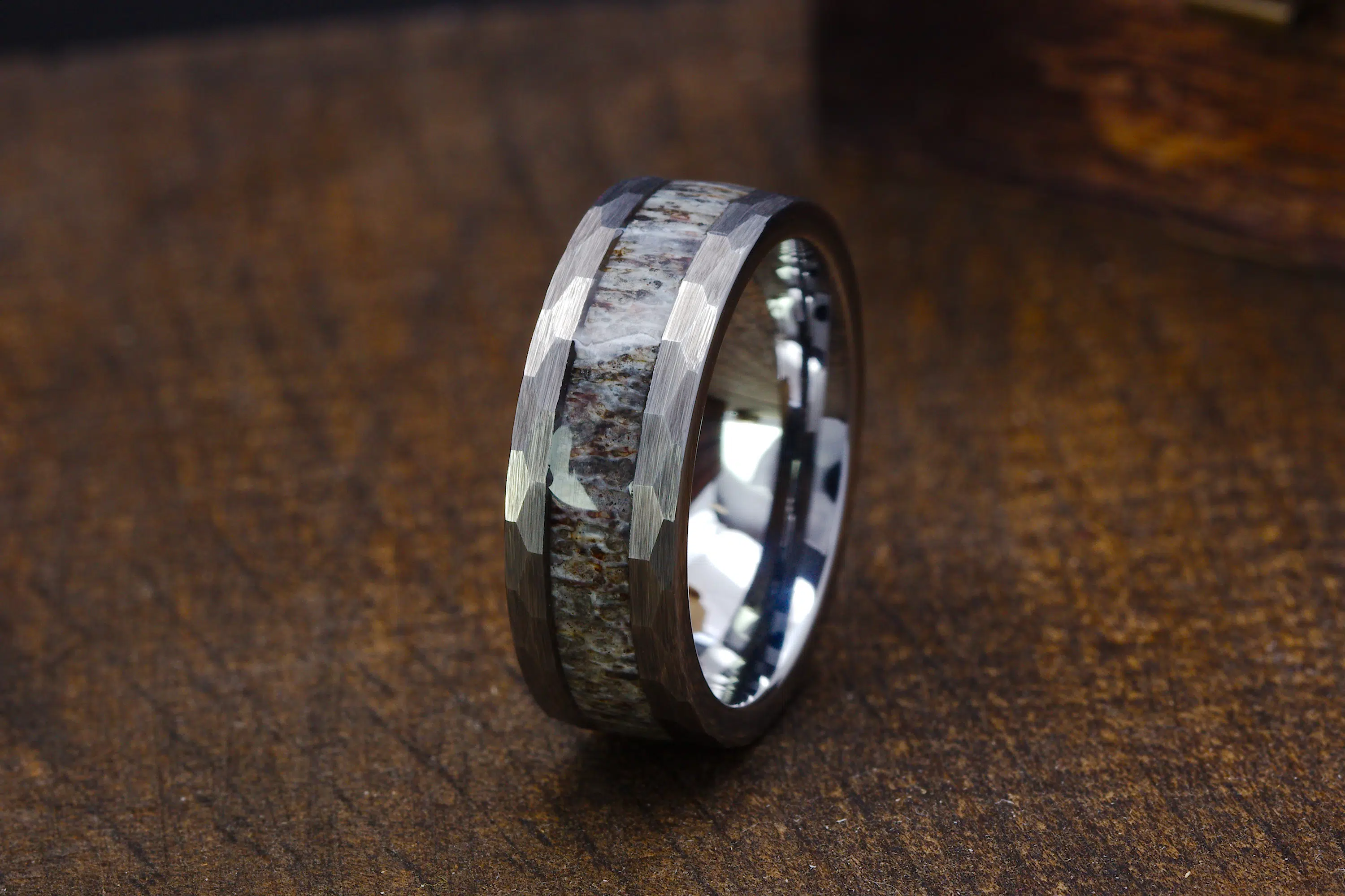 Men's Antler Wedding Bands For Every Outdoorsman