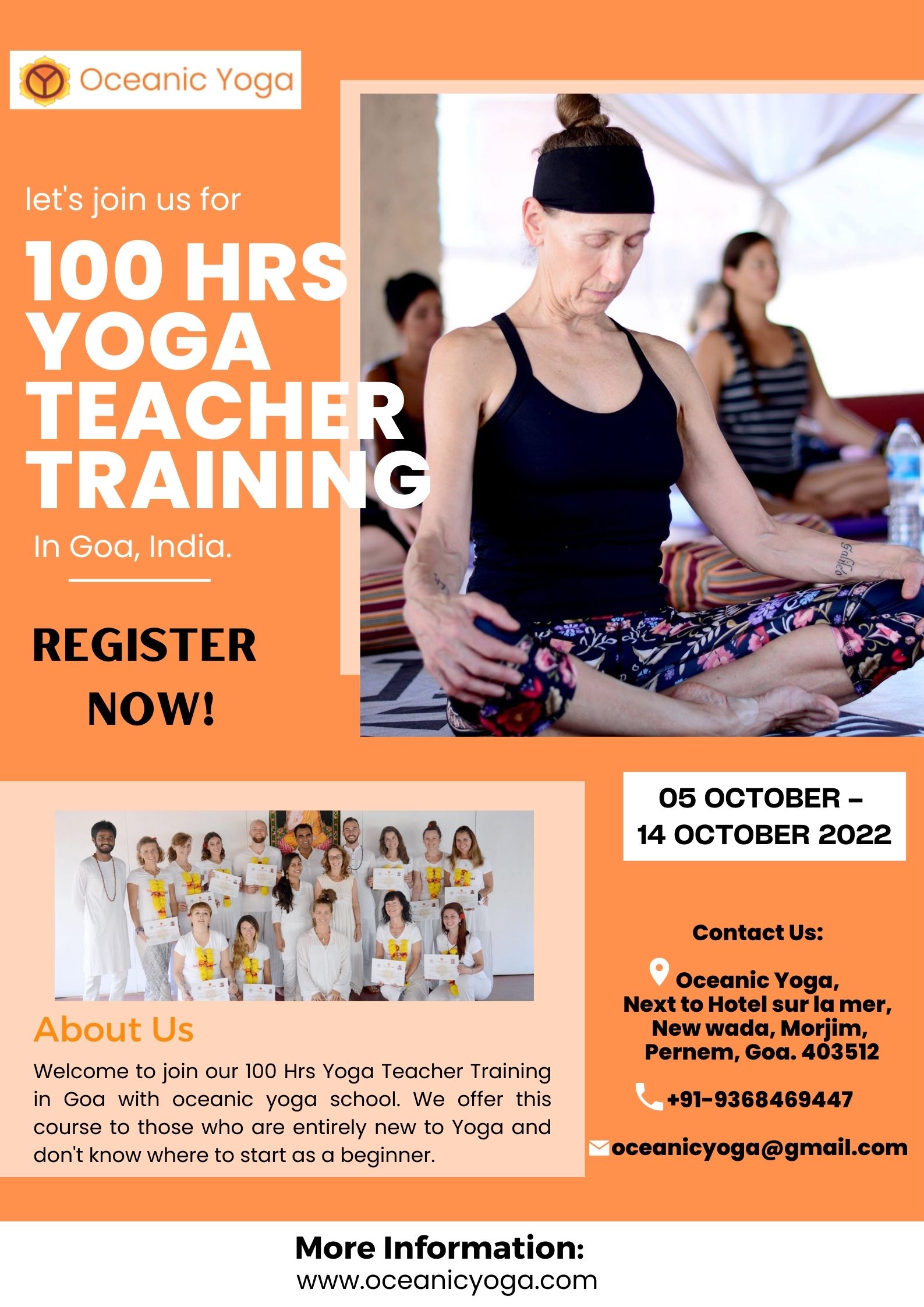 Consider 100 Hour Yoga Teacher Training in India