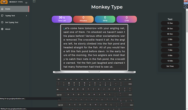 Monkey Type