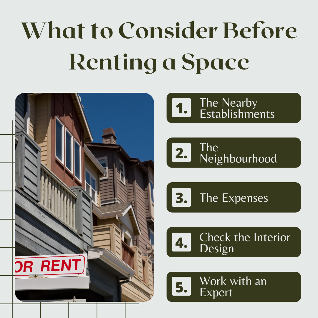 What to Consider Before Renting a Space