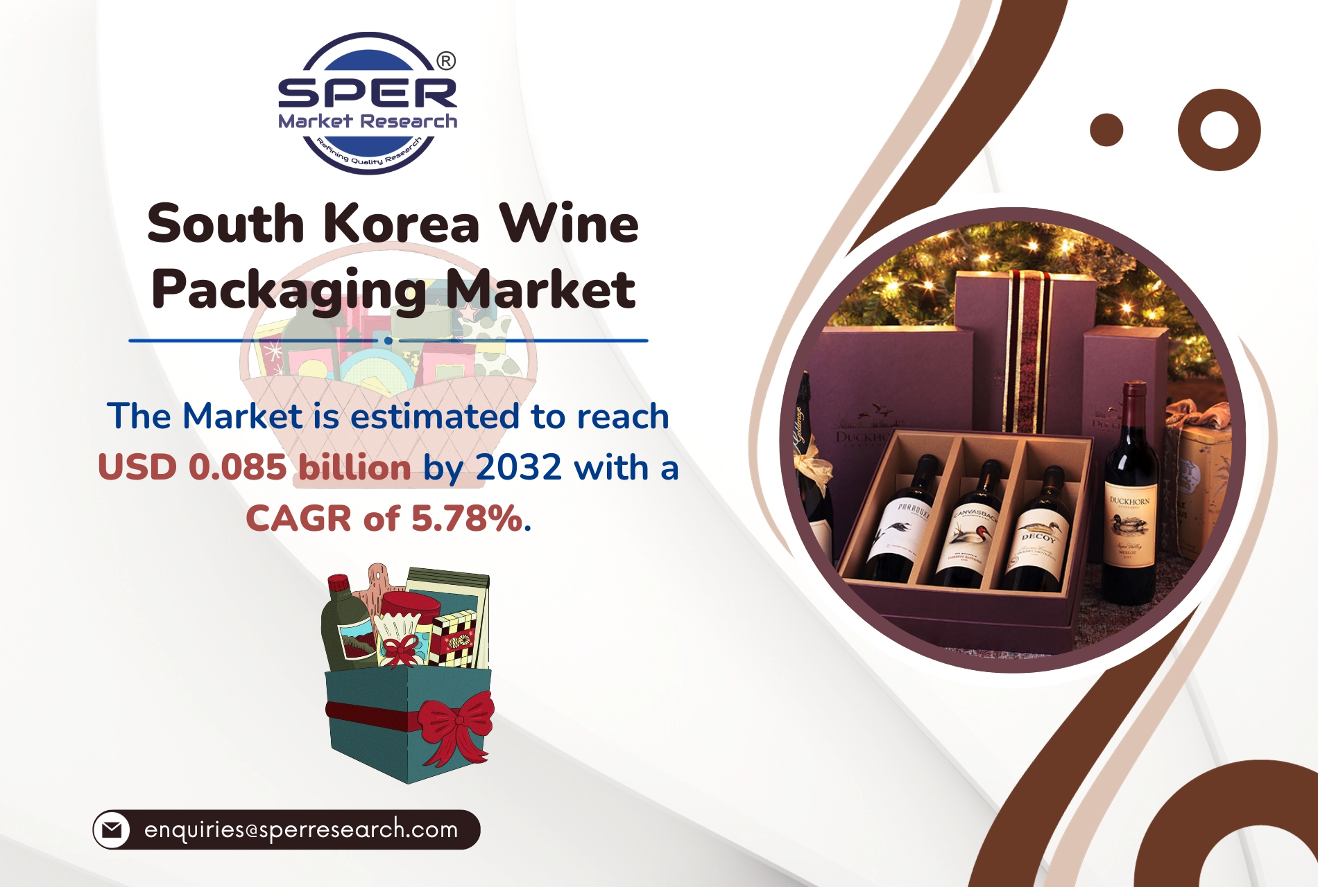 South Korea Wine Packaging Market Revenue 2023, Size, Trends Analysis under Segmentation, Demand, Competition, Key Manufacturers and Future Share 2033: SPER Market Research