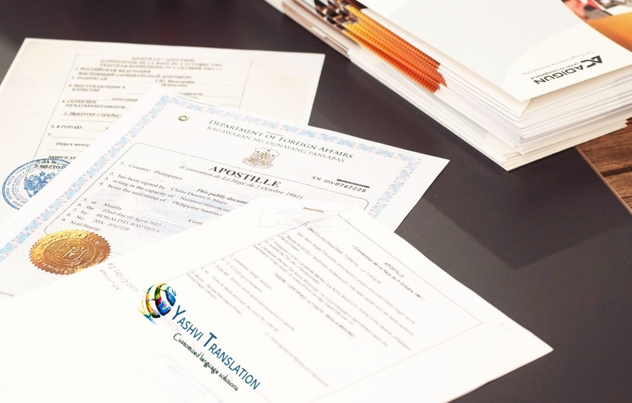 Certificate Apostille Attestation for Mauritius - Yashvi Translation