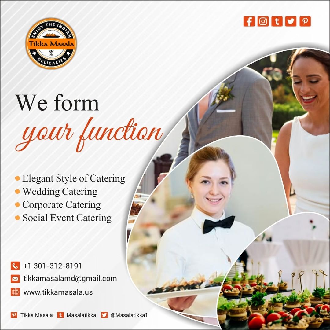 Experience the Best Social Event Catering Services in Bethesda with Tikka Masala 