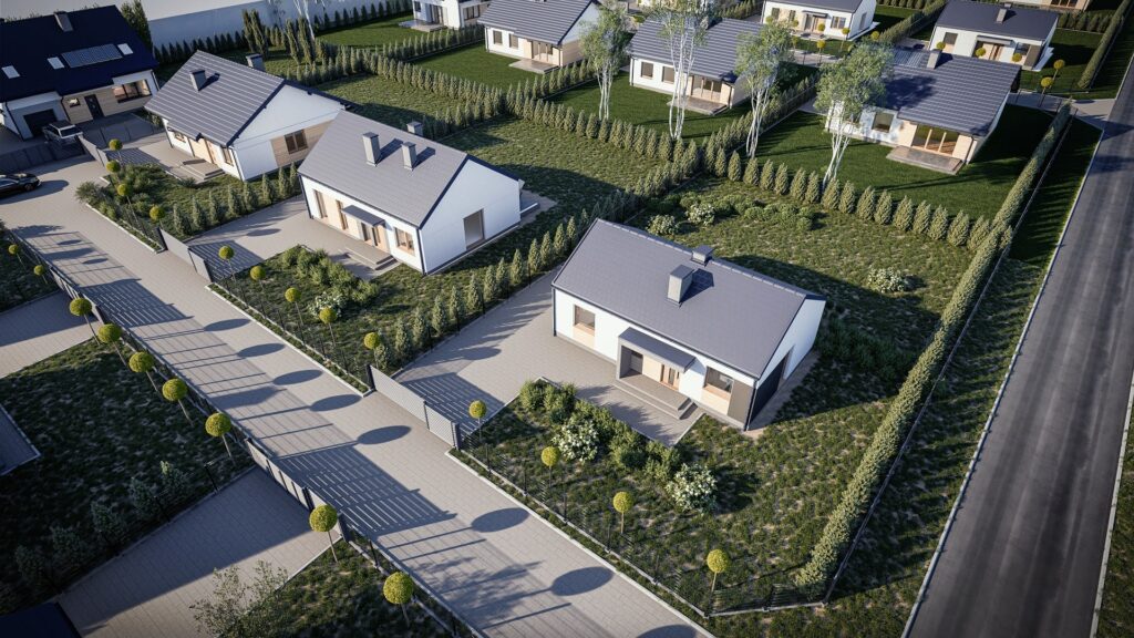 Ostoja Meszcze – Stylowe Nowe Domy na Sprzedaż Piotrków z Wygodnym Układem