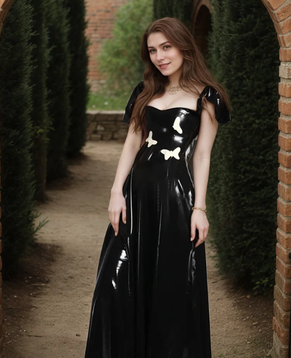 Black latex dress superior comfort engineered by latexlist