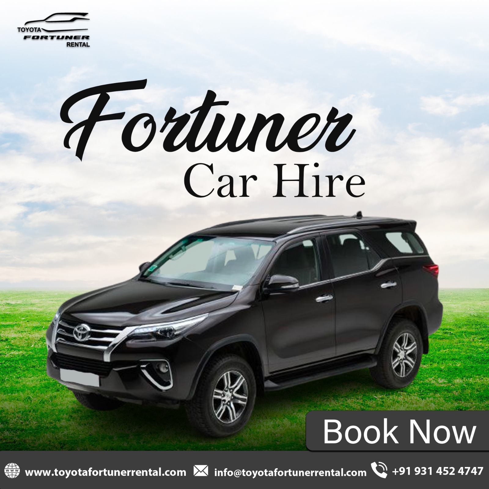Fortuner Car Hire in Rajasthan – Discover the Royal State in Style