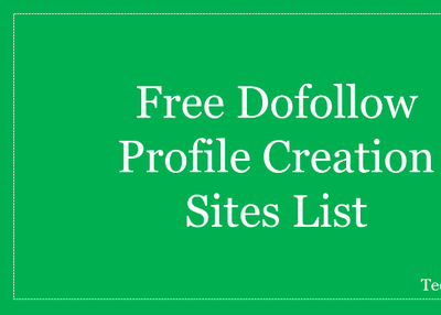 Top 180+ New Profile Creation Sites List for 2018