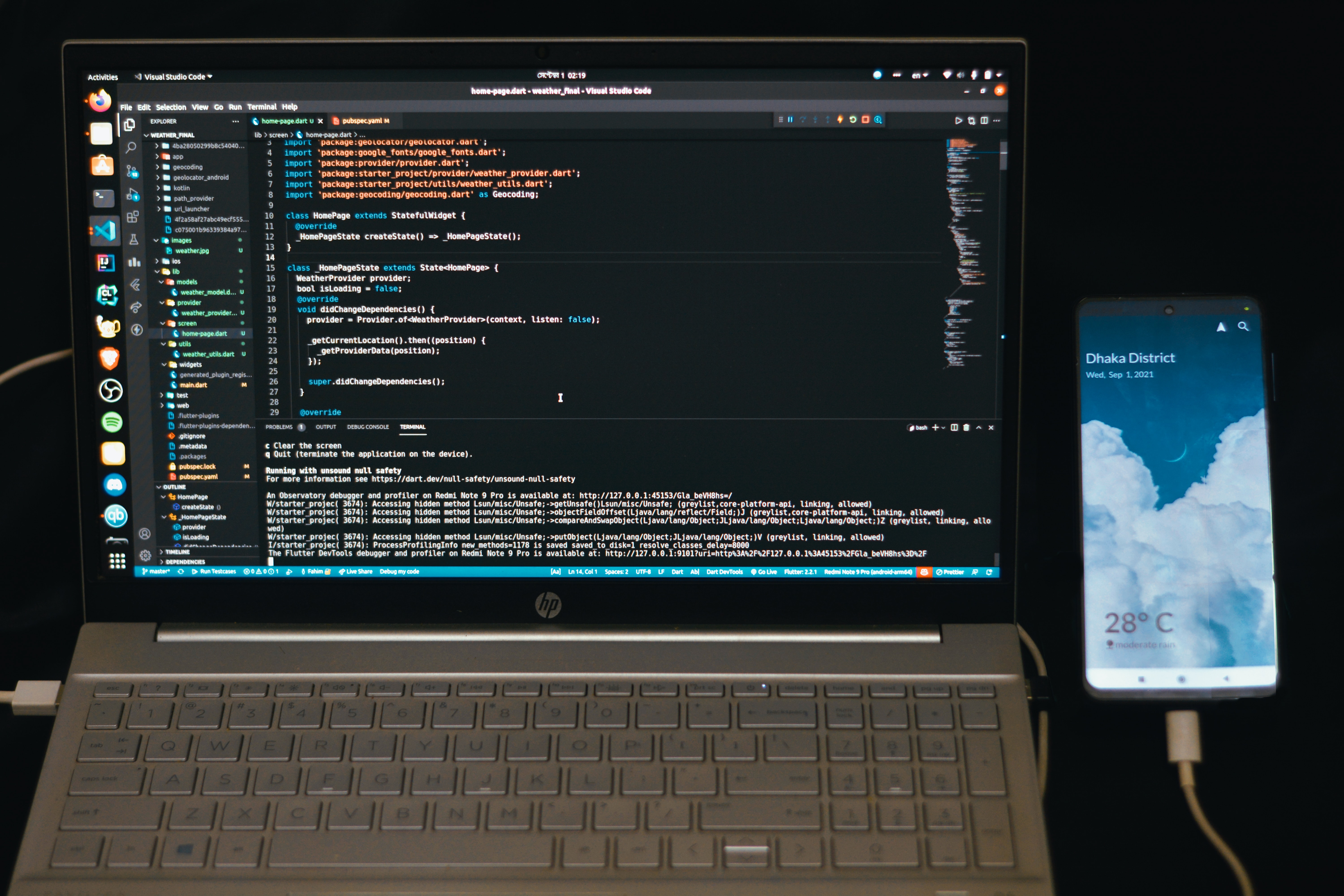 Flutter vs. Android Studio 