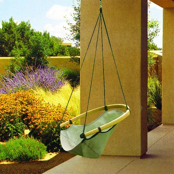 A Stylish Backyard Hanging Chair Enhances the Charm of Your Backyard.