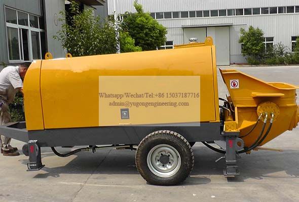 What are the types of concrete pumps?