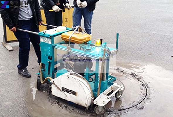 What is a manhole cover cutting machine?
