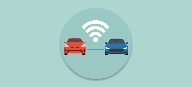 Li-Fi a New Era of Vehicle-to-Vehicle Communication