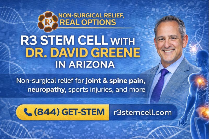 Your Options Beyond Surgery: R3 Stem Cell with Dr. David Greene in Arizona