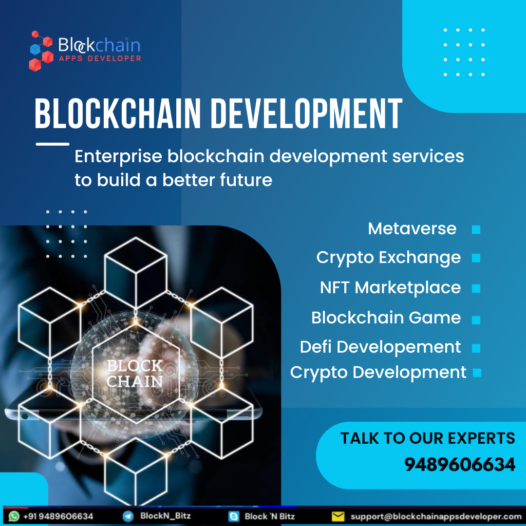 Enterprise blockchain development services to build a better future