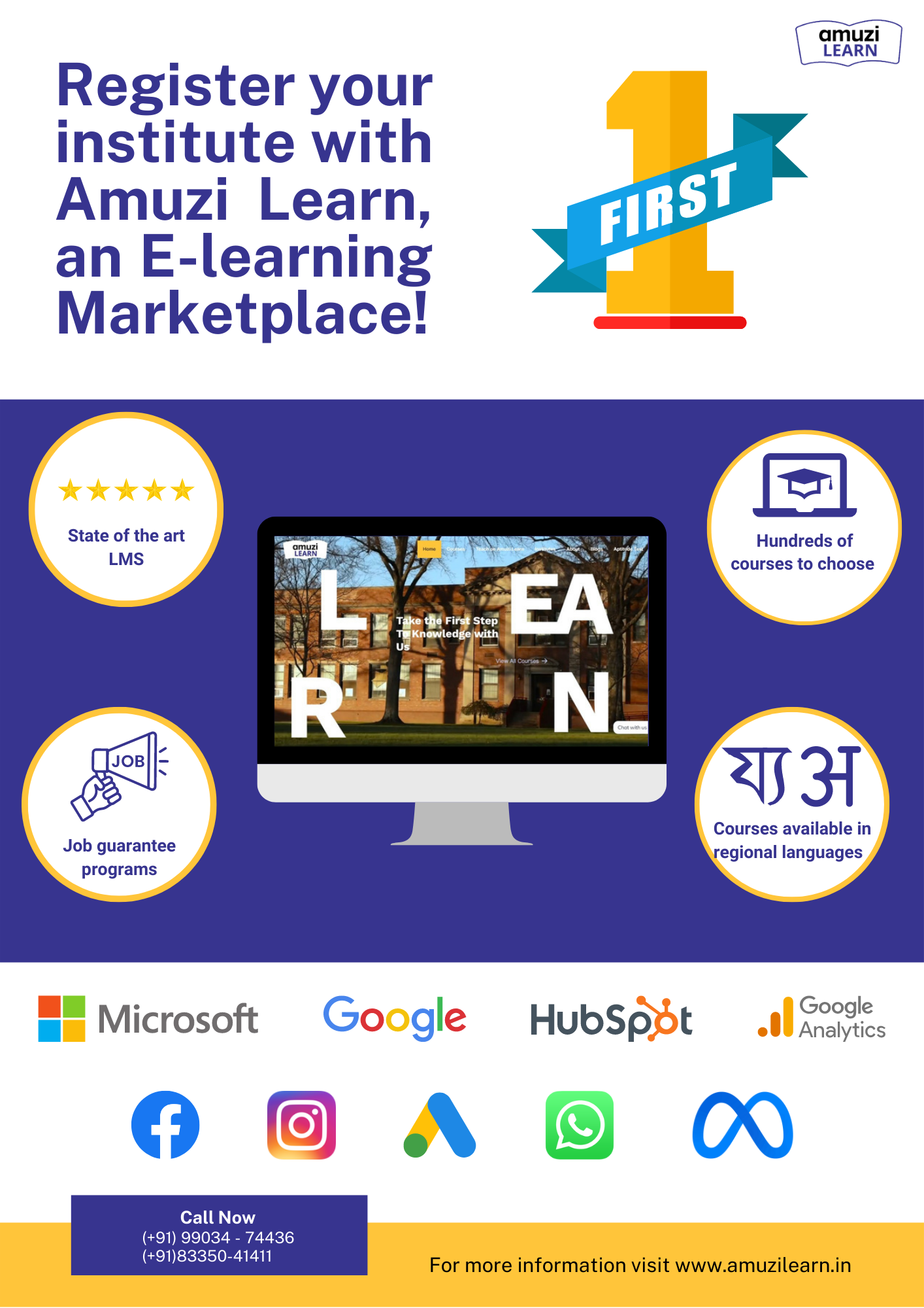 Amuzi Learn - India's Frist E-Learning Marketplace