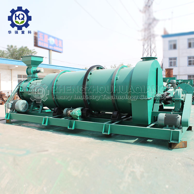 Two main steps in processing granular organic fertilizer