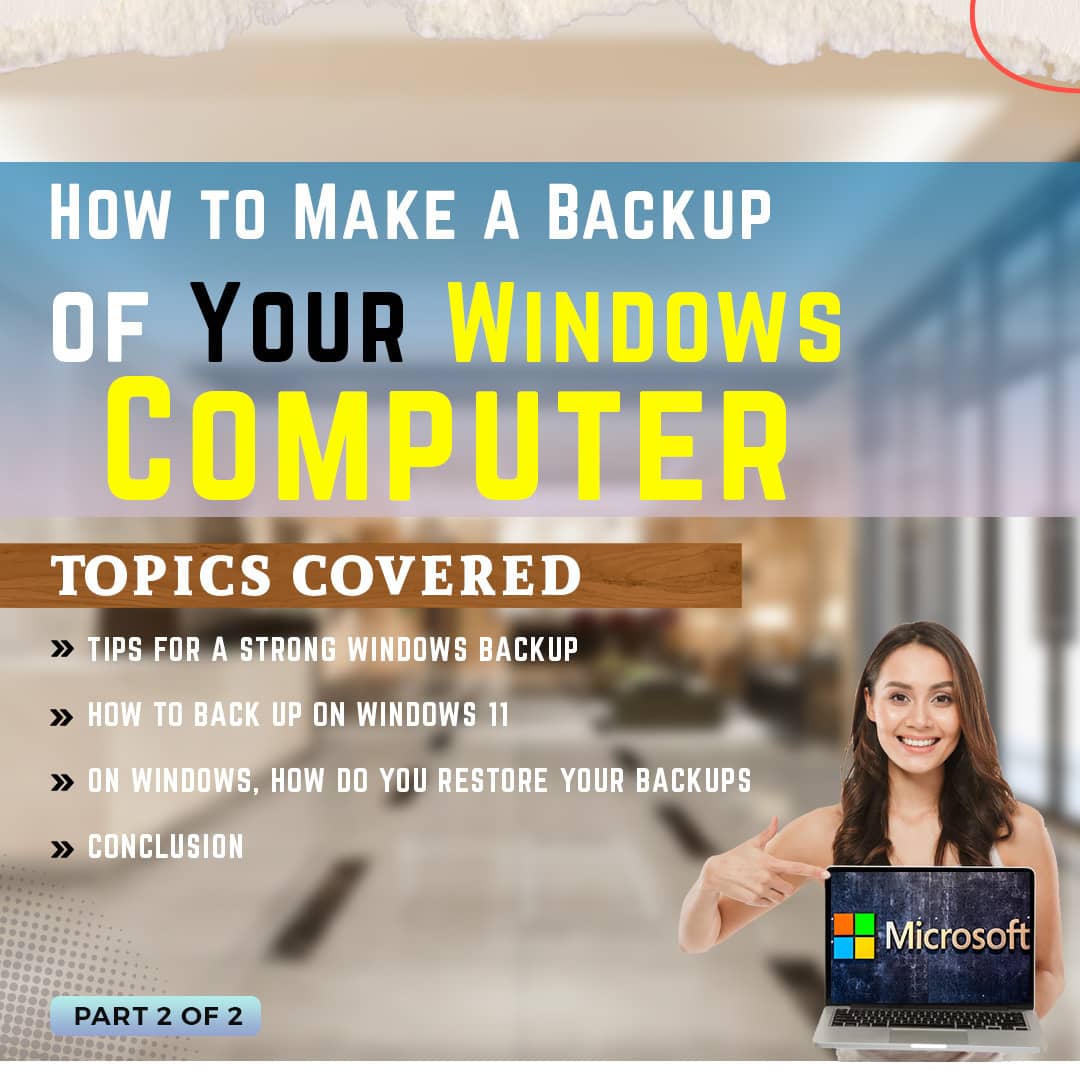 How to Make Backup of Windows Computer | TechDrive Support Inc (Part 2)