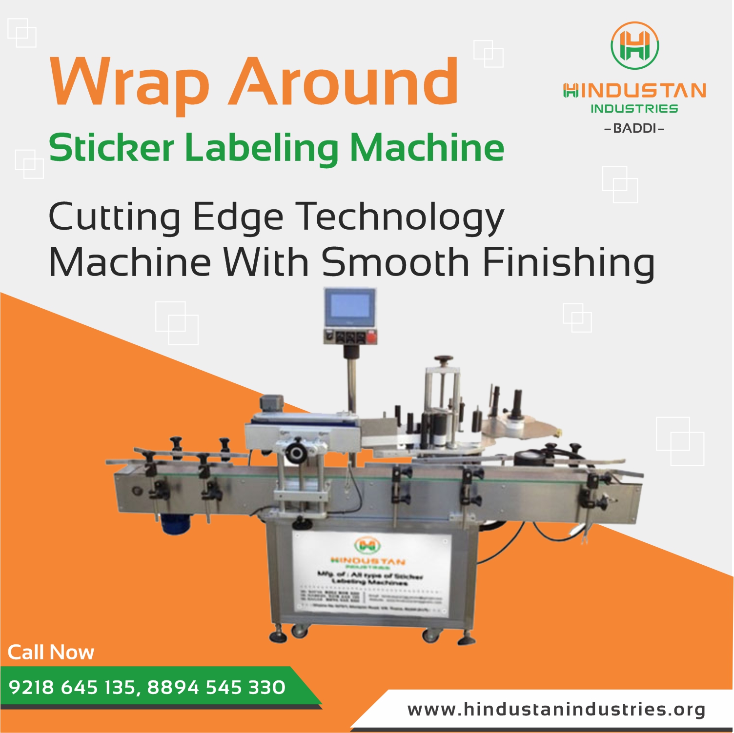 Wrap Around Sticker Labeling Machine