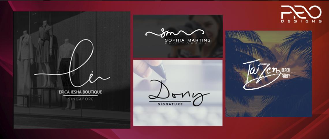 Signature Logo Design | Create Signature Logo