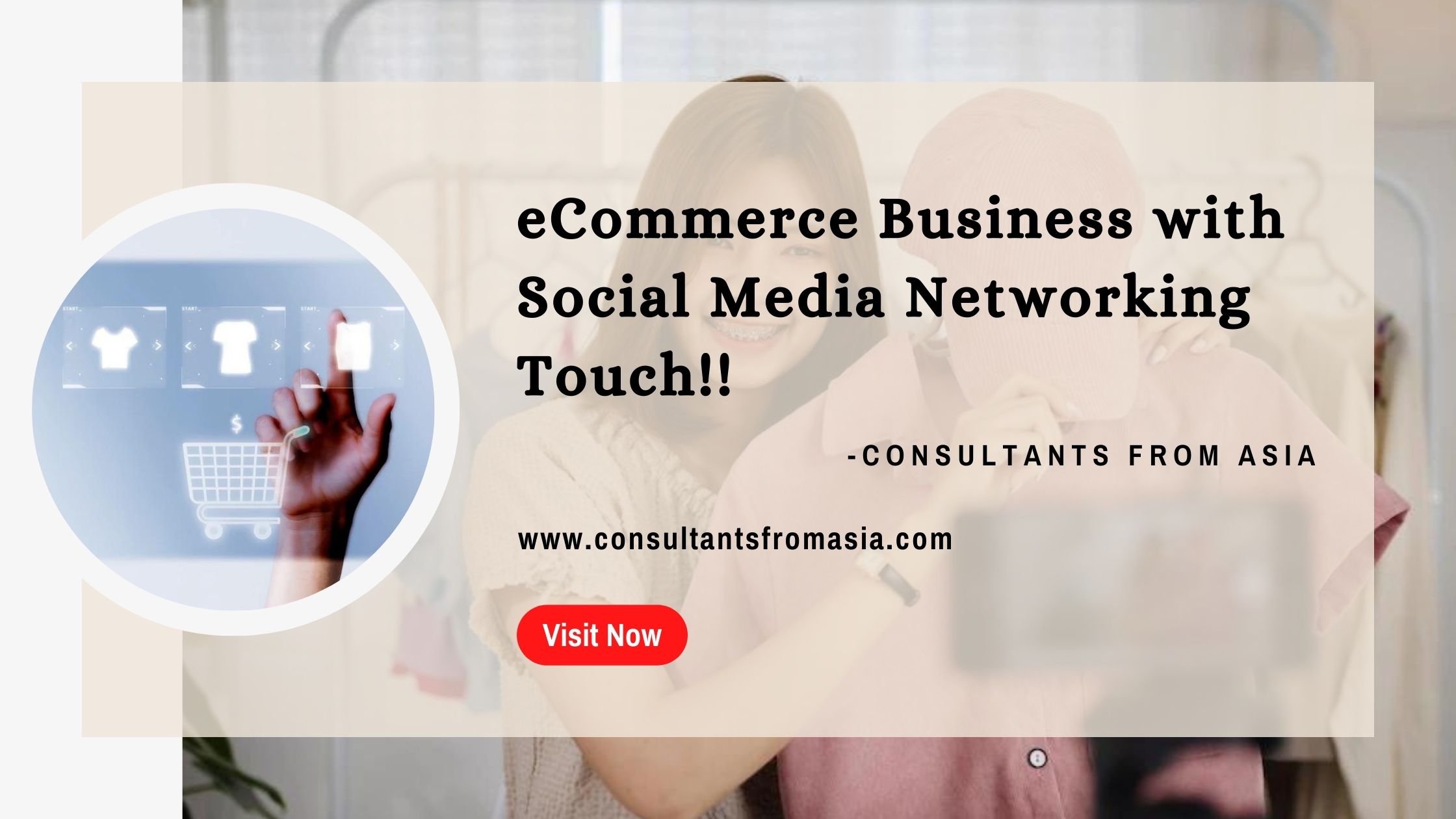 eCommerce Business with Social Media Networking Touch!!