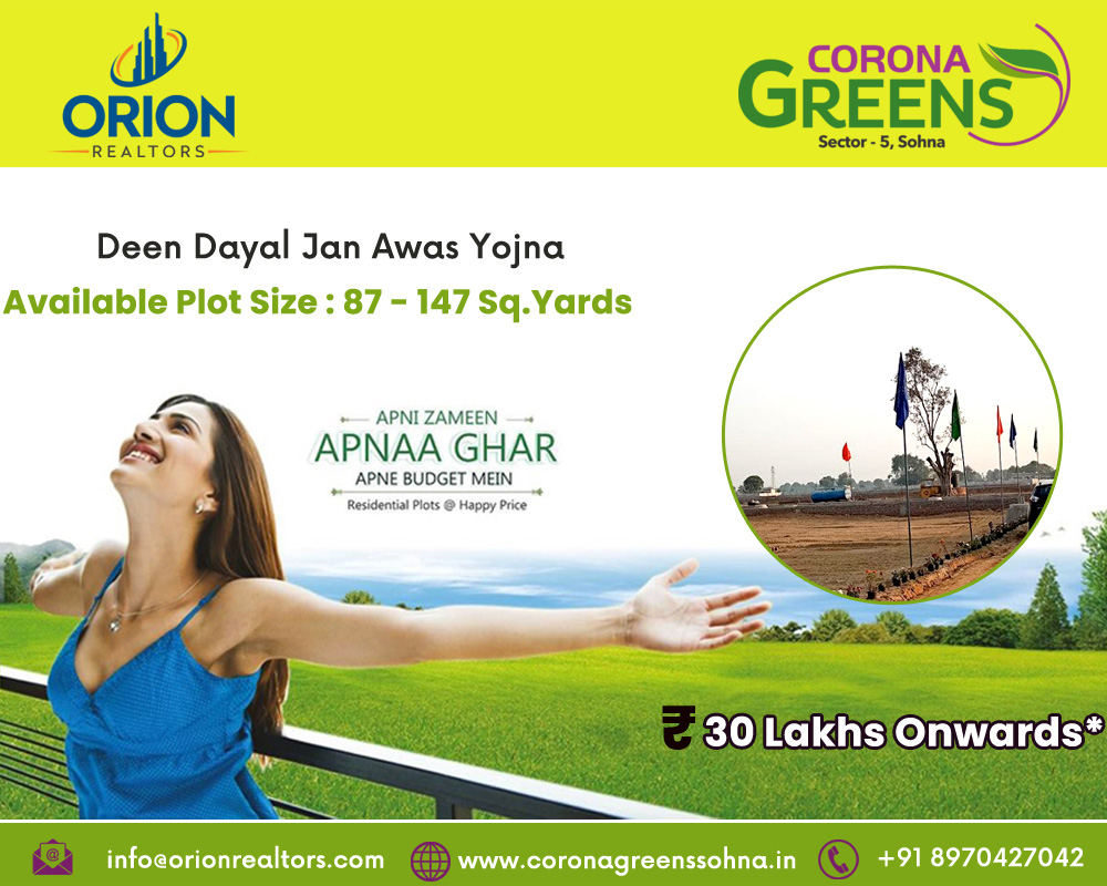 Corona Greens Plots Sohna Gurgaon