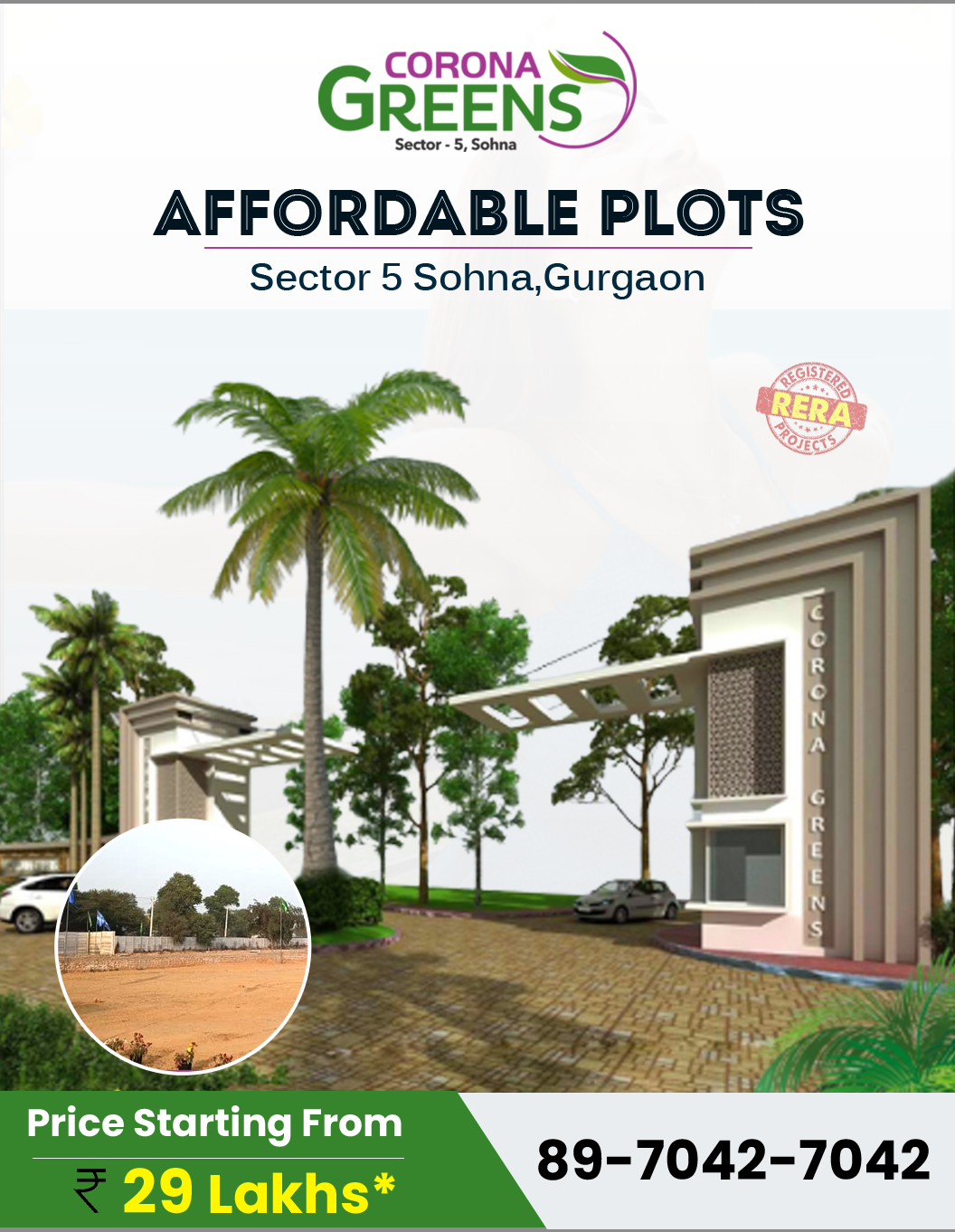 Corona Greens Plots Sohna