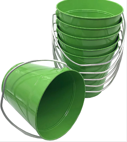 Can Metal Buckets Use As Flower Pots?