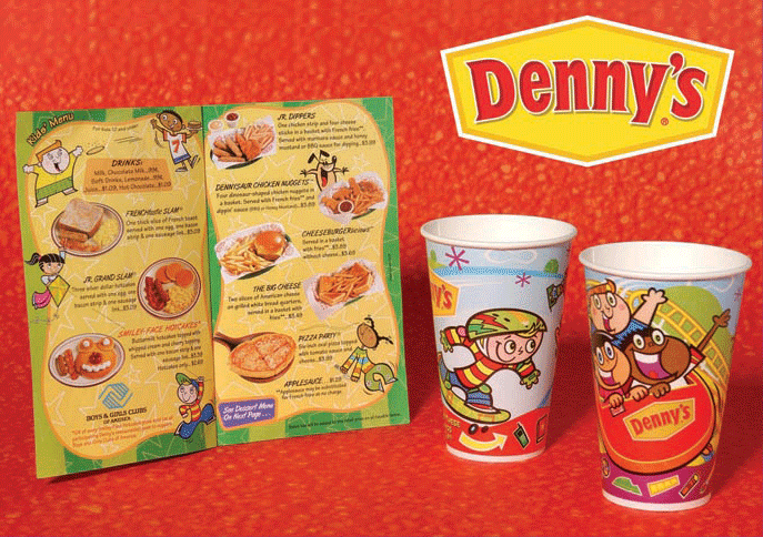  Dennys Kids Menu has been around for a while.