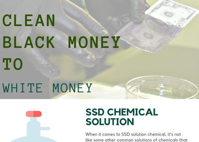 How to Clean Black Coated Currency