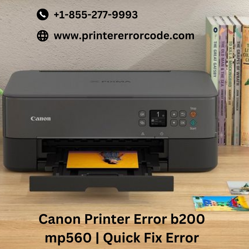 How to Fix canon printer error b200 mp560?