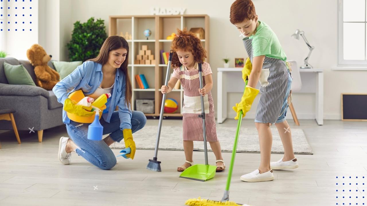 Easy Tips To Keep Your House Clean With Yours Kids