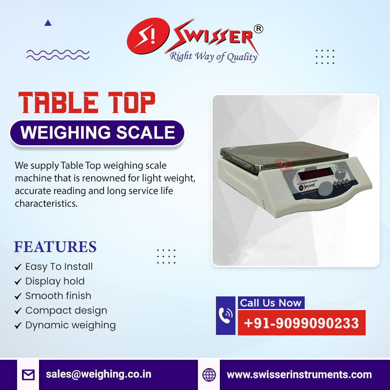 Table Top Weighing Scale Benefits: What You Need to Know